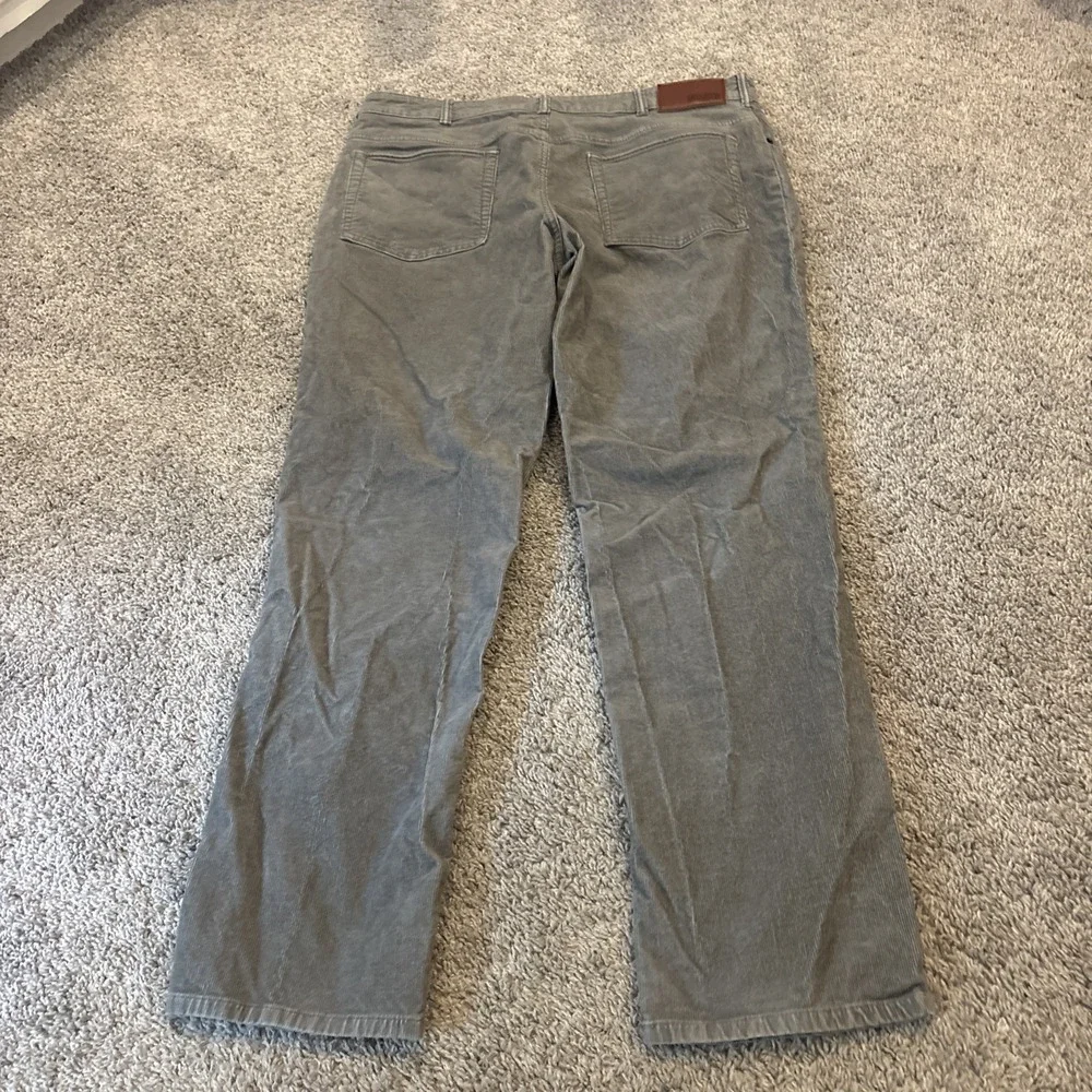 Duluth Trading Co. Men's Straight Leg Tan Corduroy Pants - 38x32 Standard Fit